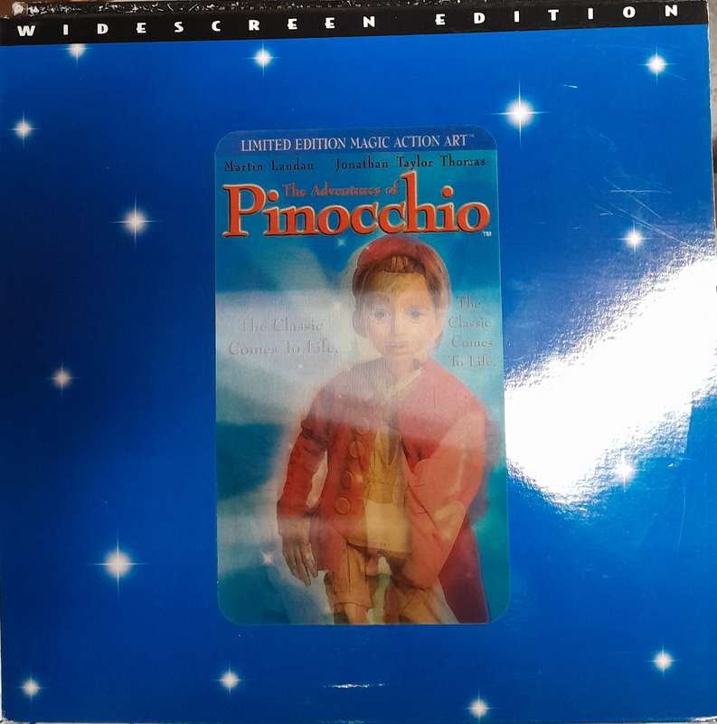 *Reduced* Pinocchio laserdisc (Magic Art edition, Martin Landau)