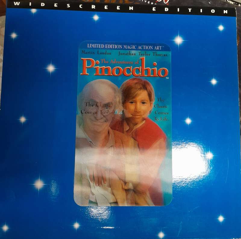 *Reduced* Pinocchio laserdisc (Magic Art edition, Martin Landau)
