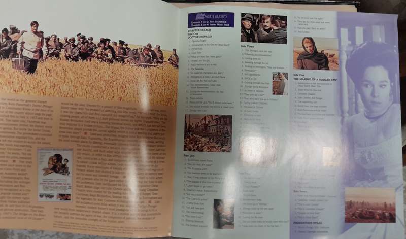 *Reduced* Doctor Zhivago Laserdisc 30th anniversary edition (4 disc set incl booklet
