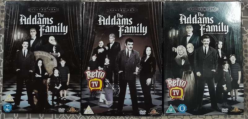 The Addams Family complete series 1 to 3 dvd bundle
