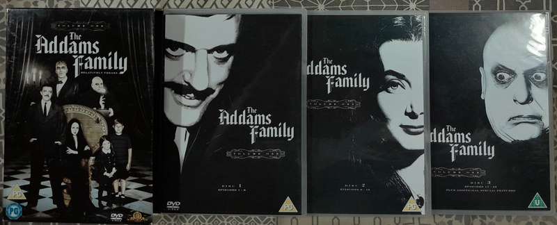 The Addams Family complete series 1 to 3 dvd bundle
