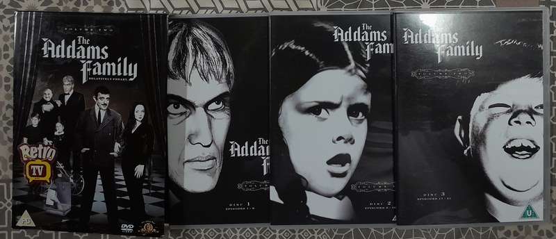 The Addams Family complete series 1 to 3 dvd bundle