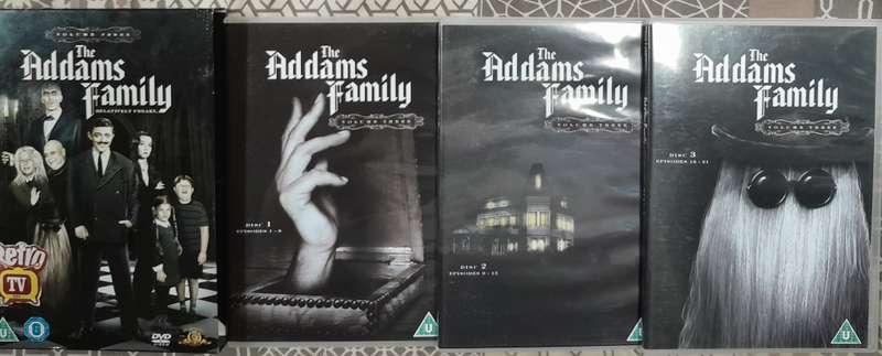 The Addams Family complete series 1 to 3 dvd bundle