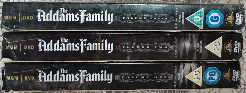 The Addams Family complete series 1 to 3 dvd bundle