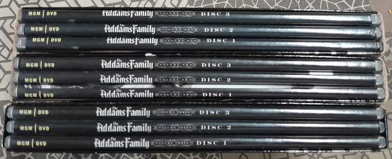The Addams Family complete series 1 to 3 dvd bundle