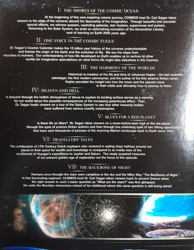 Carl Sagan's Cosmos. Complete series dvd (7 disc set)