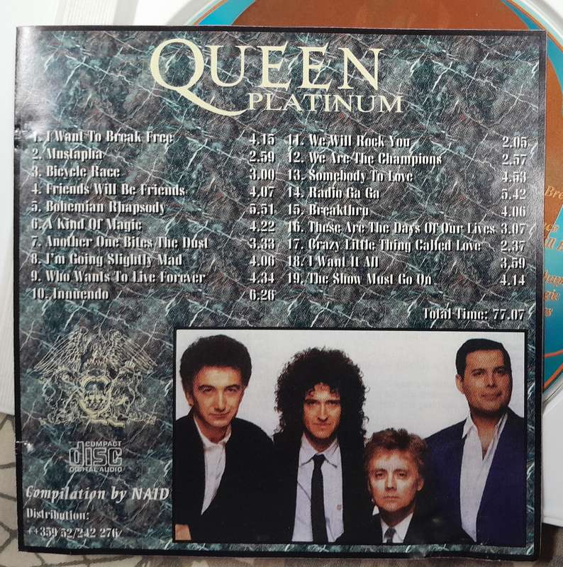 Queen Platinum CD (1994 release)