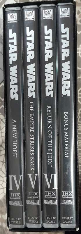 Star Wars Trilogy 4dvd box set