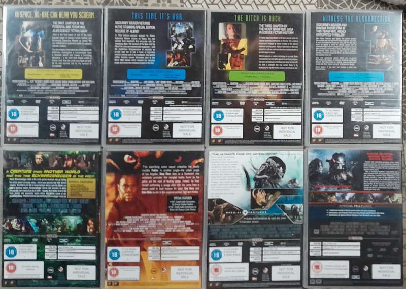 Alien / Predator - Total Destruction Ultimate DVD Collection (8 disc set)
