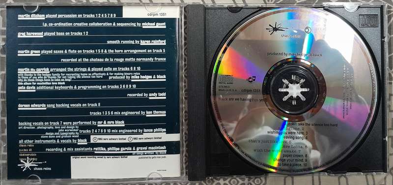 Black (Colin Verncombe) - Are We Having Fun Yet? CD