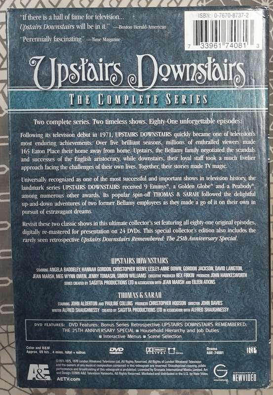 Upstairs Downstairs Complete series DVD box set