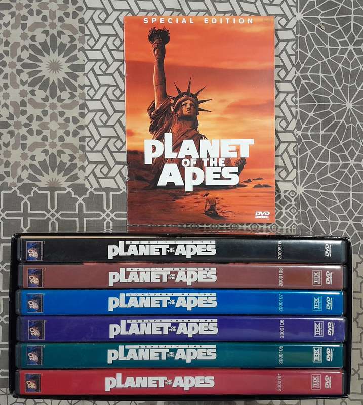 Planet of the Apes - The Evolution collection 6 DVD set