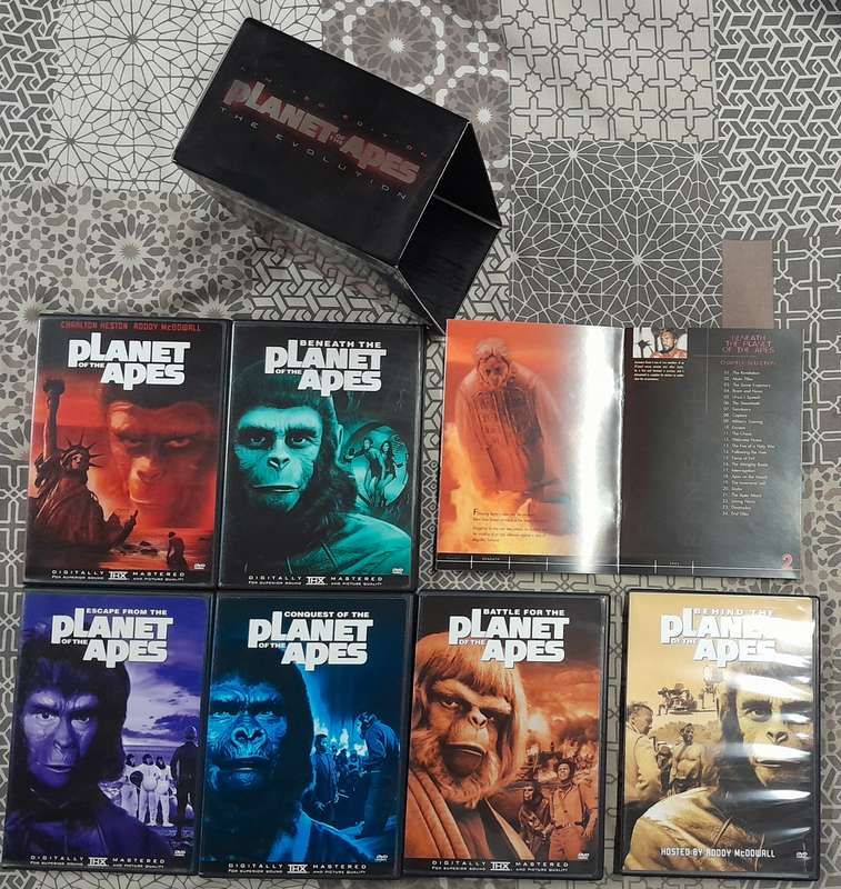 Planet of the Apes - The Evolution collection 6 DVD set