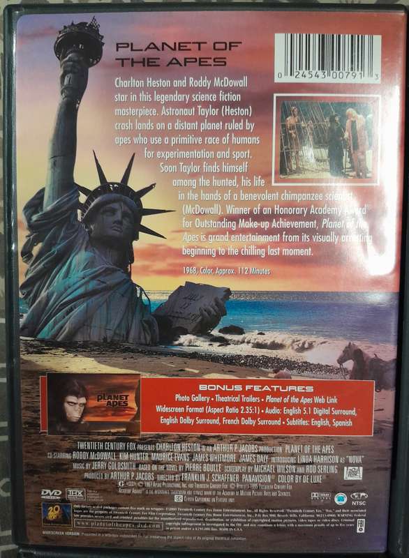 Planet of the Apes - The Evolution collection 6 DVD set