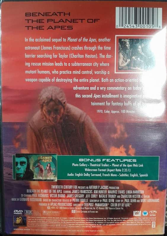 Planet of the Apes - The Evolution collection 6 DVD set