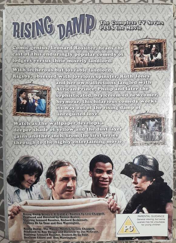 Rising Damp - complete series 1 to 4 and the movie (5 dvd set)