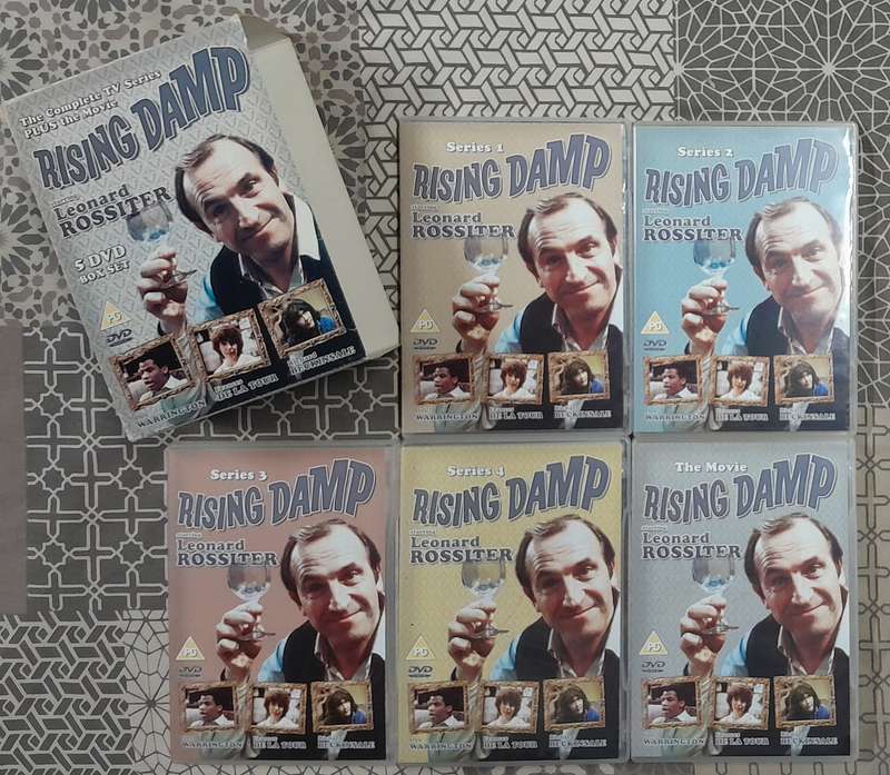 Rising Damp - complete series 1 to 4 and the movie (5 dvd set)