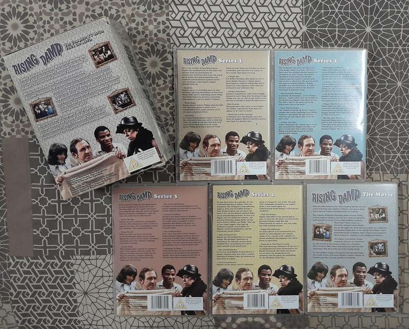 Rising Damp - complete series 1 to 4 and the movie (5 dvd set)