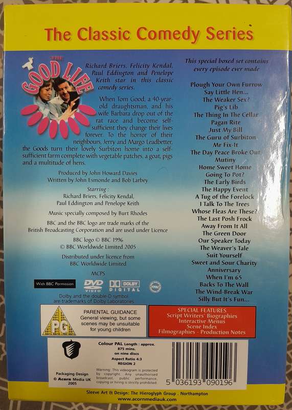 The Good Life - Complete series DVD Box Set (seasons 1 to 4, 9 discs)