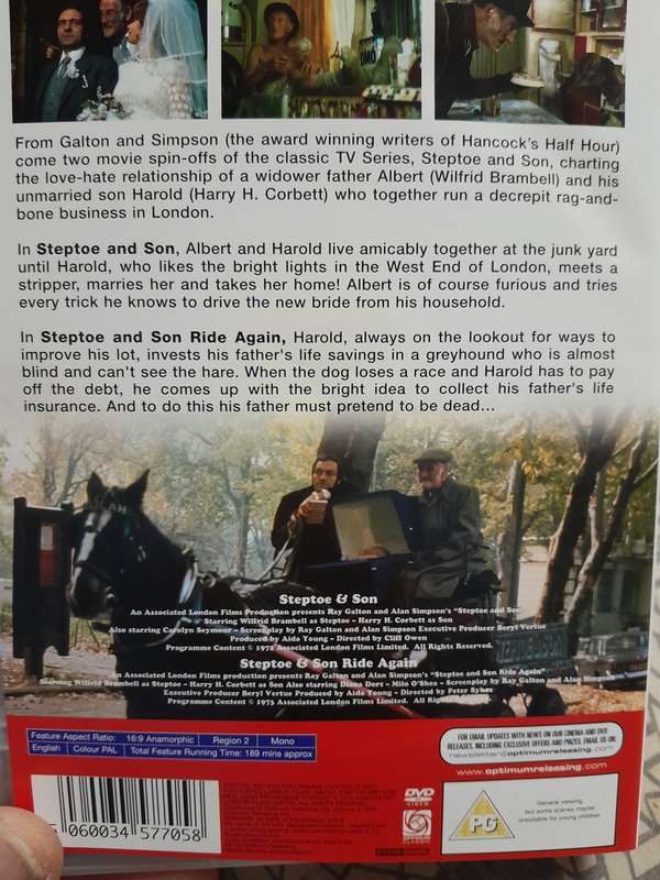 Steptoe & Son - Complete series DVD collection (15 discs)