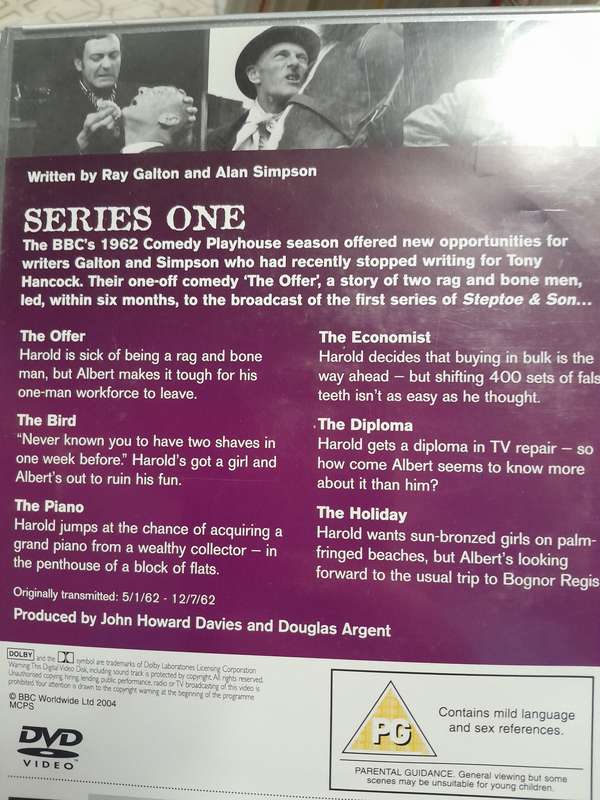 Steptoe & Son - Complete series DVD collection (15 discs)