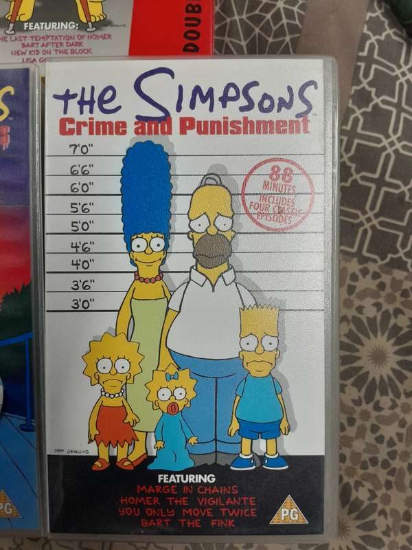 The Simpsons - 7 x VHS bundle