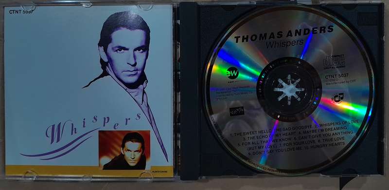 Thomas Anders - Whispers CD (2nd solo album, Modern Talking)