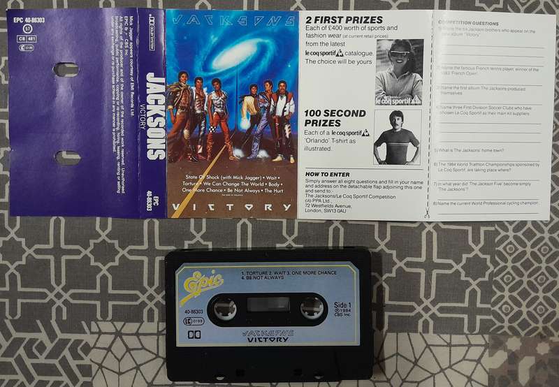 Jacksons - Victory cassette