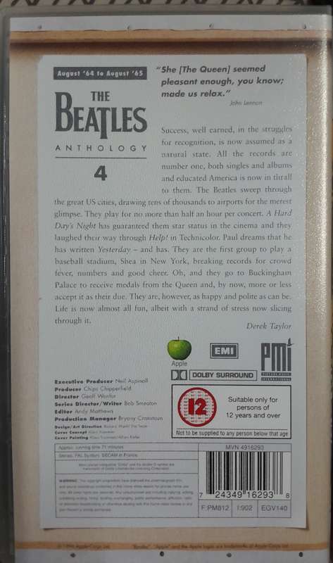 The Beatles - Anthology 8 x VHS Box Set