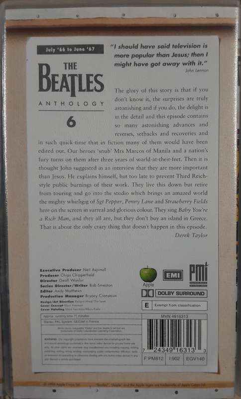 The Beatles - Anthology 8 x VHS Box Set