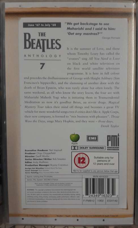 The Beatles - Anthology 8 x VHS Box Set
