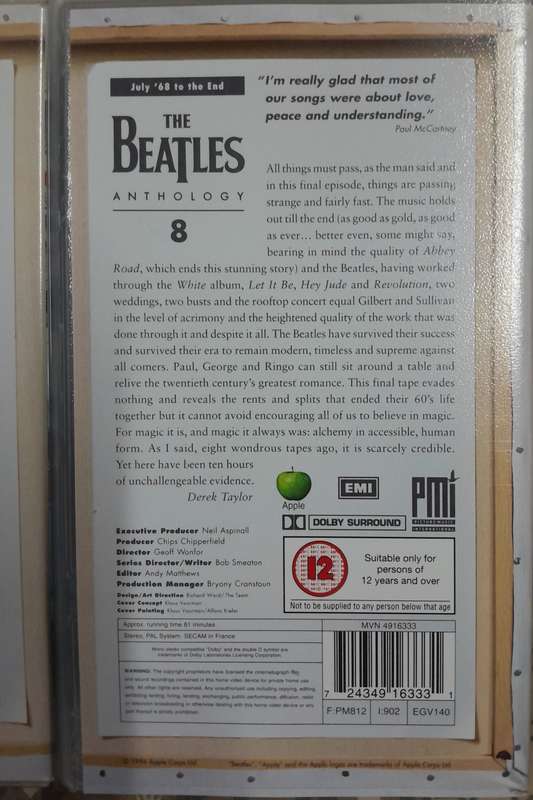 The Beatles - Anthology 8 x VHS Box Set