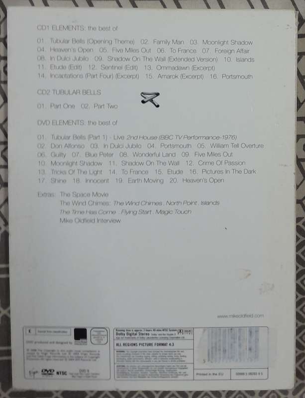 Mike Oldfield - Elements Gift Pack (2CD plus DVD)