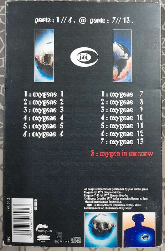 Jean Michel Jarre - Complete Oxygene (Parts 1 to 13) Ltd Edition 2CD set
