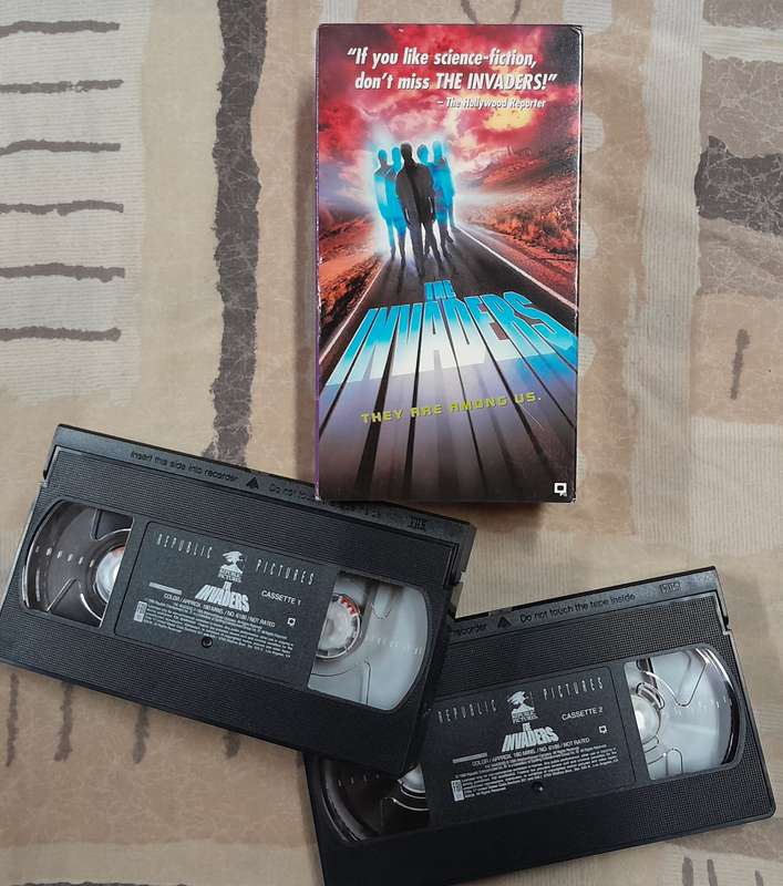 The Invaders (2 x NTSC VHS cassettes)