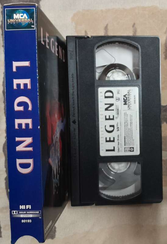Legend VHS (NTS format) Tom Cruise, Mia Sara, Tim Curry