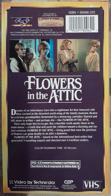 Flowers in the Attic VHS (NTSC format) (Virginia Andrews)