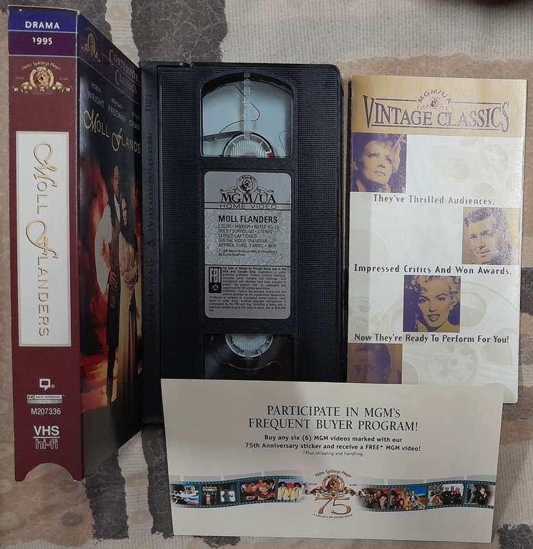 Moll Flanders VHS (NTSC format)