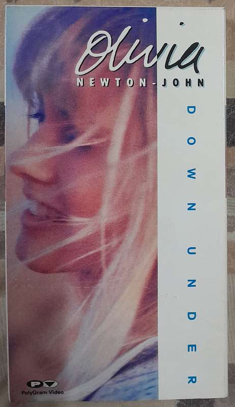 Olivia Newton-John "Down Under" VHS cassette (NTSC format)