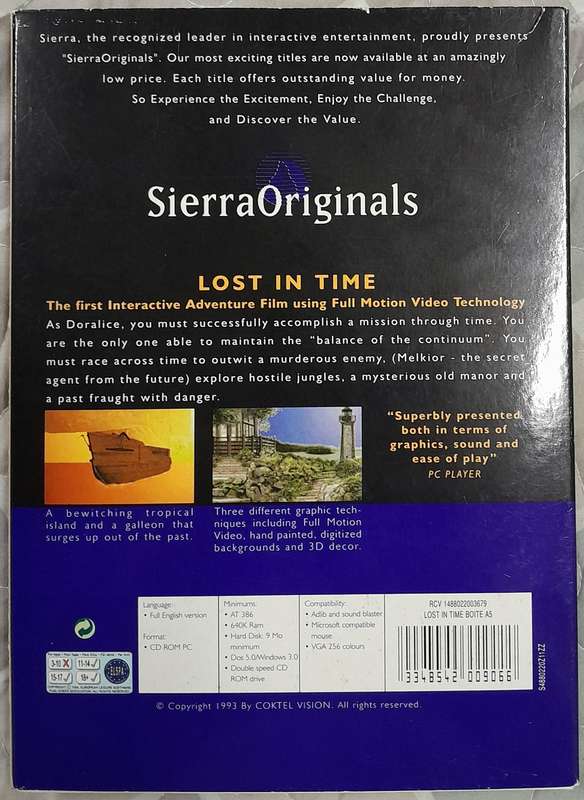 Lost In Time parts 1 and 2 - PC Adventure game (Sierra originals)