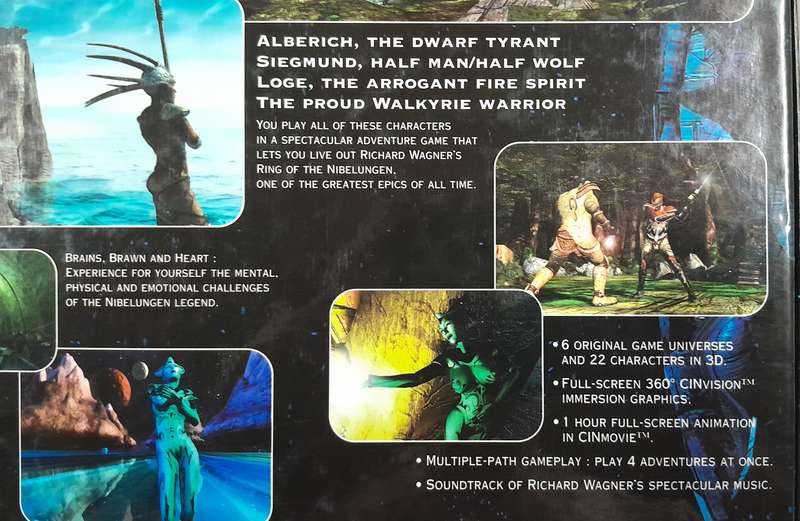 Ring - The Legend of the Nibelungen PC CD-Rom Big Box Adventure Game
