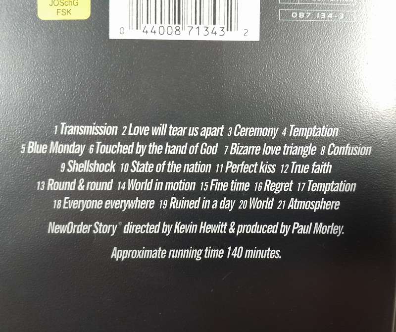 The New Order Story VHS