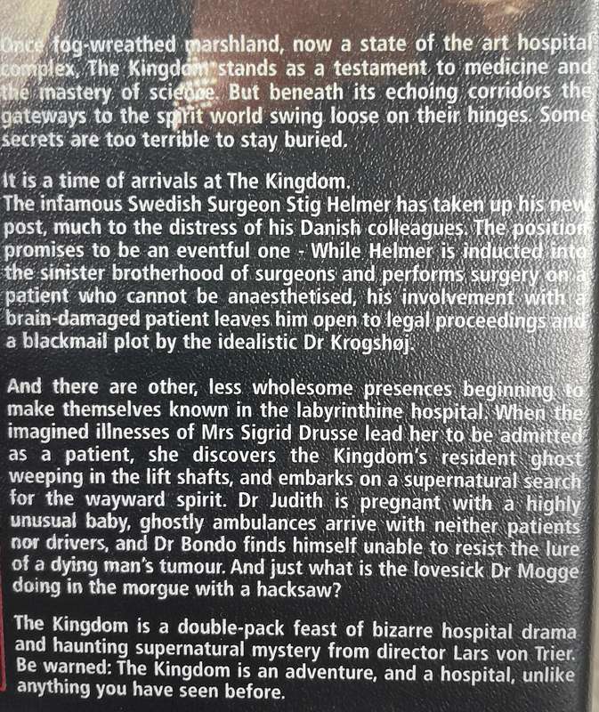 The Kingdom - complete mini-series by Lars von Trier (2 x VHS)