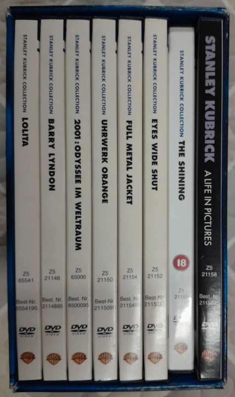 The Stanley Kubrik Collection 8 DVD box set