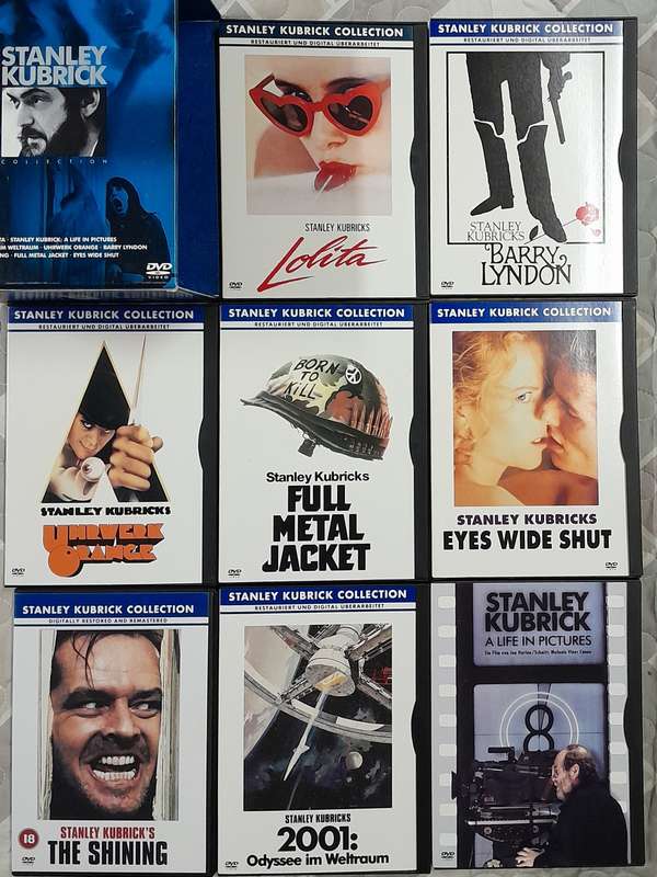 The Stanley Kubrik Collection 8 DVD box set