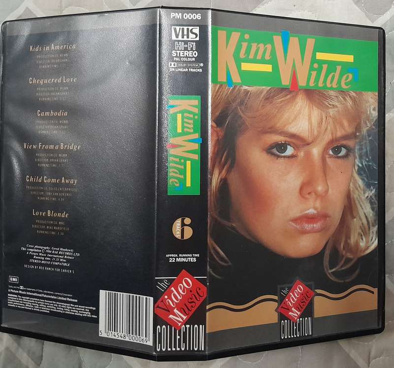 Kim Wilde - The Video Collection VHS