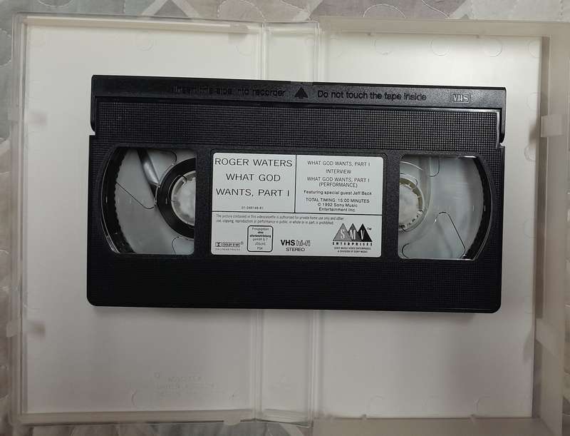 Roger Waters - What God Wants Part 1 VHS (Pink Floyd)
