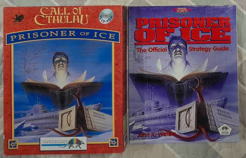 Prisoner of Ice Big Box PC Adventure Game (Call of Cthulu) bundled with Official Strategy Guide