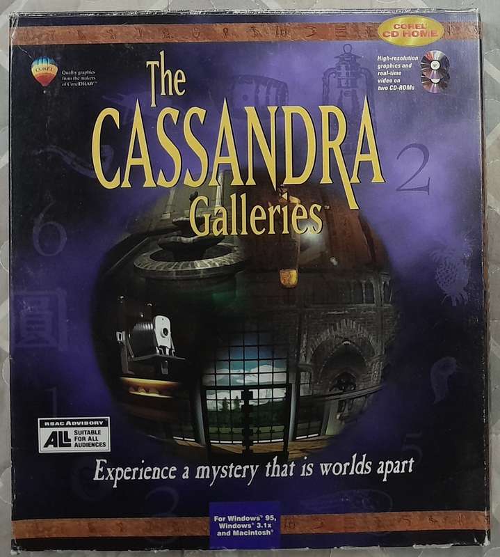 The Cassandra Galleries Big Box PC Adventure Game