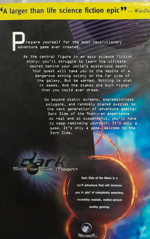 Dark Side of the Moon Big Box PC Adventure Game deluxe edition